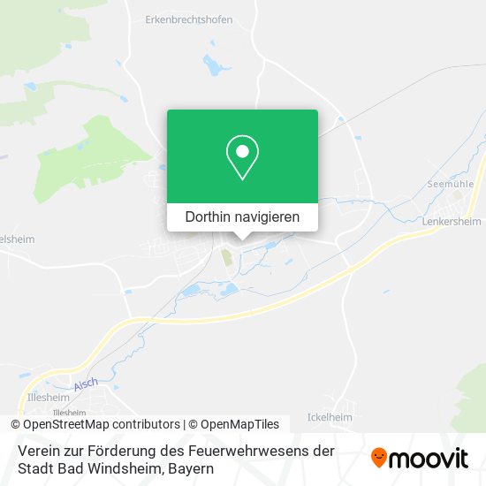 Verein zur Förderung des Feuerwehrwesens der Stadt Bad Windsheim Karte
