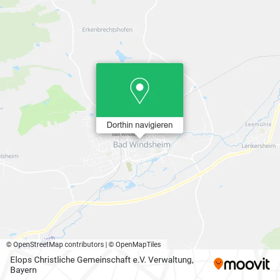 Elops Christliche Gemeinschaft e.V. Verwaltung Karte