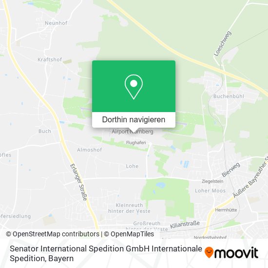 Senator International Spedition GmbH Internationale Spedition Karte