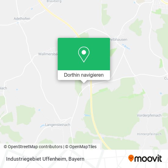 Industriegebiet Uffenheim Karte