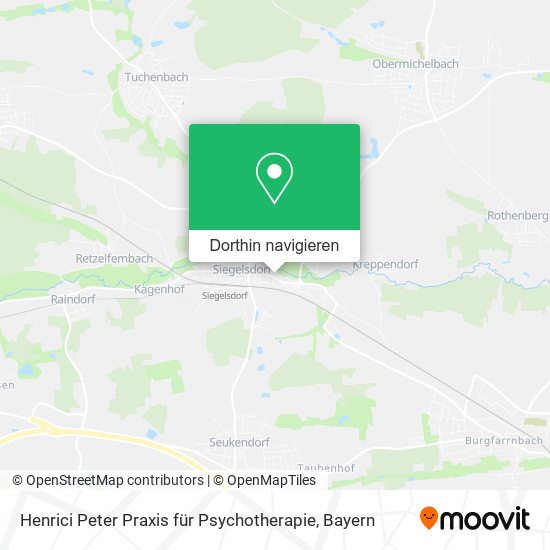 Henrici Peter Praxis für Psychotherapie Karte