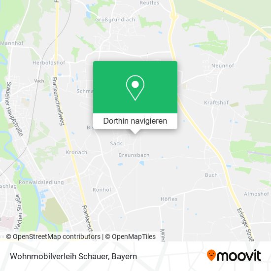 Wohnmobilverleih Schauer Karte