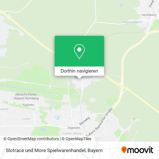 Slotrace und More Spielwarenhandel Karte