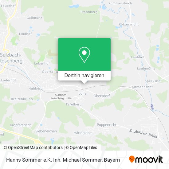 Hanns Sommer e.K. Inh. Michael Sommer Karte