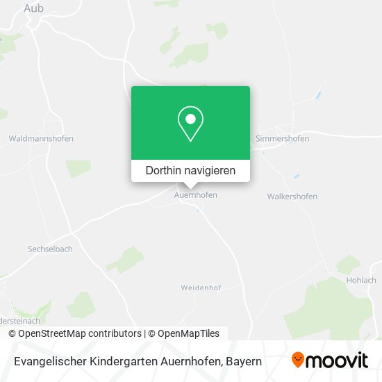 Evangelischer Kindergarten Auernhofen Karte