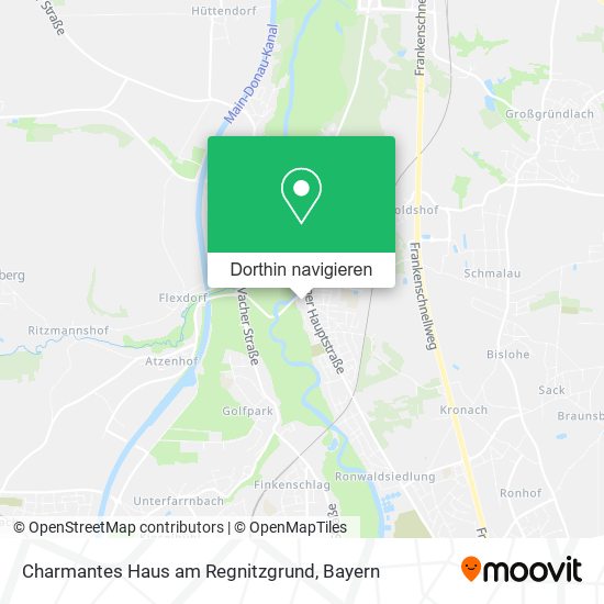 Charmantes Haus am Regnitzgrund Karte