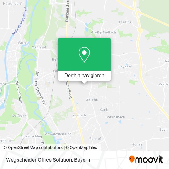 Wegscheider Office Solution Karte