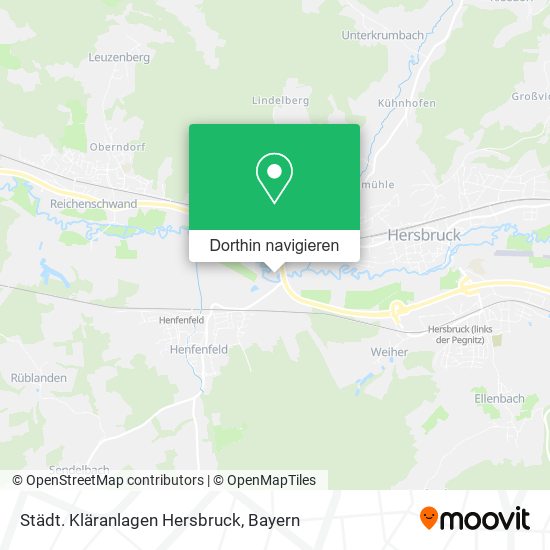 Städt. Kläranlagen Hersbruck Karte