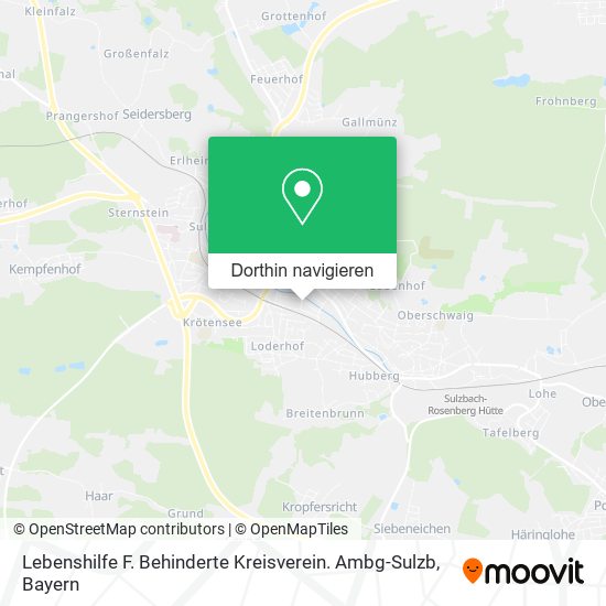 Lebenshilfe F. Behinderte Kreisverein. Ambg-Sulzb Karte