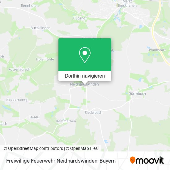 Freiwillige Feuerwehr Neidhardswinden Karte