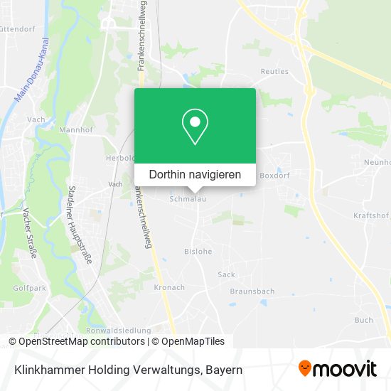 Klinkhammer Holding Verwaltungs Karte