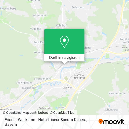 Friseur Wellkamm, Naturfriseur Sandra Kucera Karte