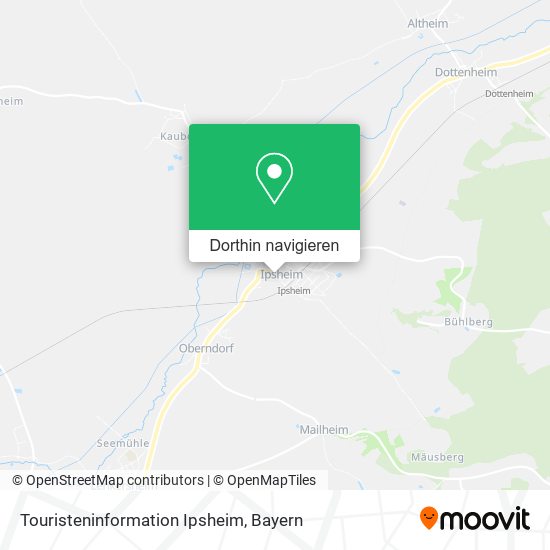 Touristeninformation Ipsheim Karte
