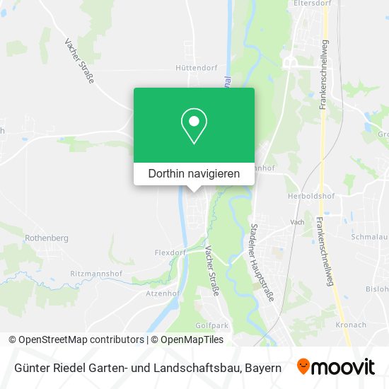 Günter Riedel Garten- und Landschaftsbau Karte