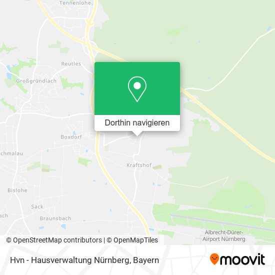 Hvn - Hausverwaltung Nürnberg Karte