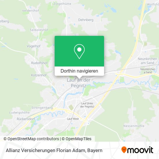 Allianz Versicherungen Florian Adam Karte