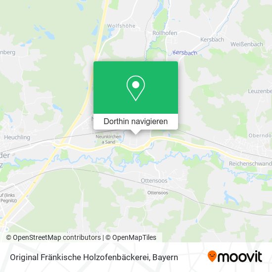 Original Fränkische Holzofenbäckerei Karte