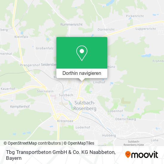 Tbg Transportbeton GmbH & Co. KG Naabbeton Karte