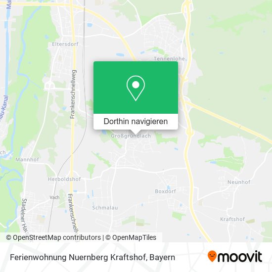Ferienwohnung Nuernberg Kraftshof Karte