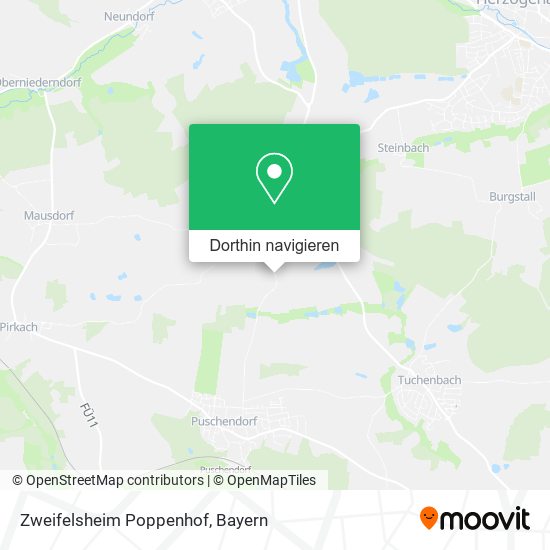 Zweifelsheim Poppenhof Karte