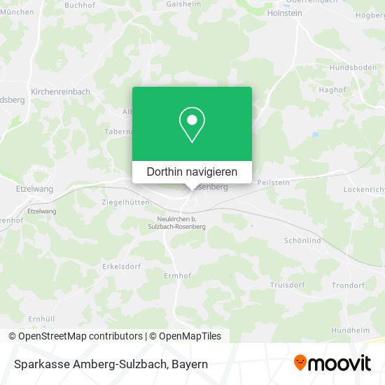 Sparkasse Amberg-Sulzbach Karte