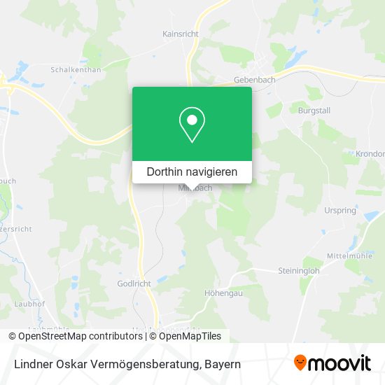 Lindner Oskar Vermögensberatung Karte