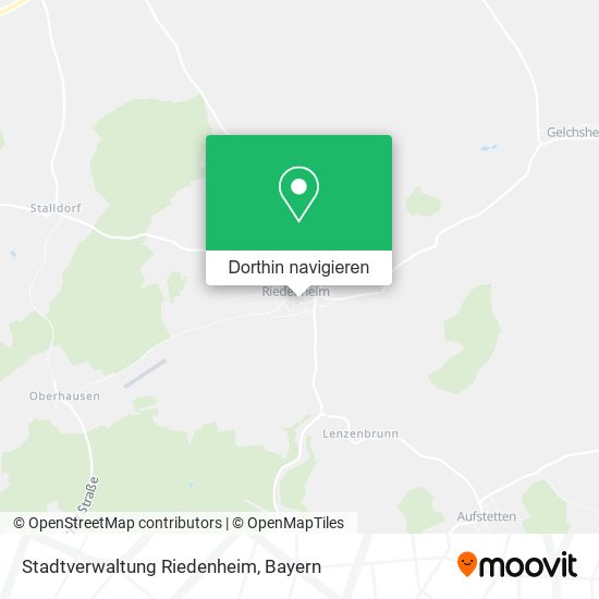 Stadtverwaltung Riedenheim Karte