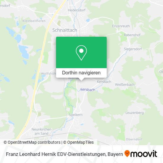 Franz Leonhard Hernik EDV-Dienstleistungen Karte