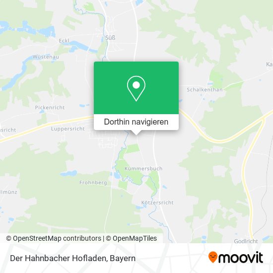 Der Hahnbacher Hofladen Karte