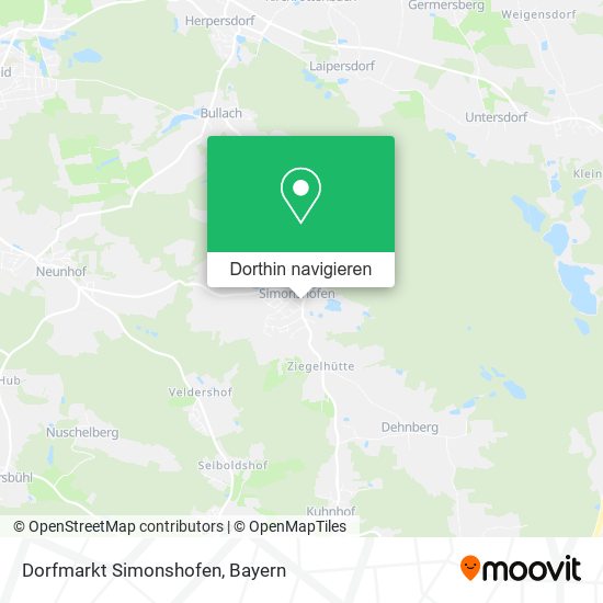 Dorfmarkt Simonshofen Karte