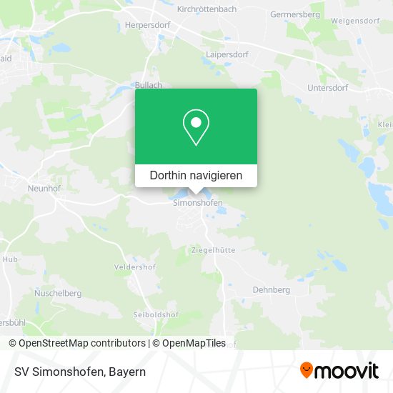 SV Simonshofen Karte