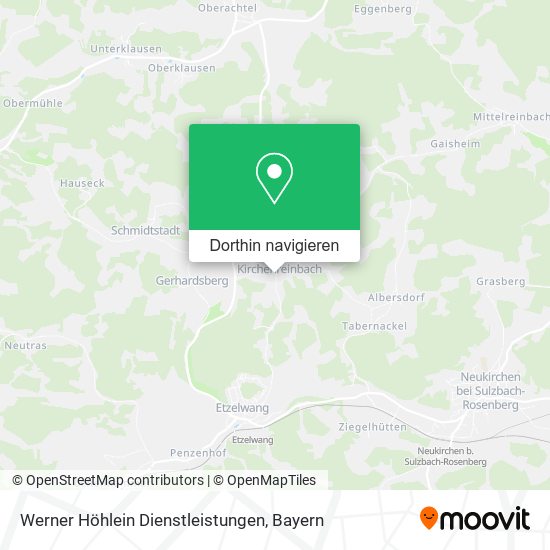 Werner Höhlein Dienstleistungen Karte