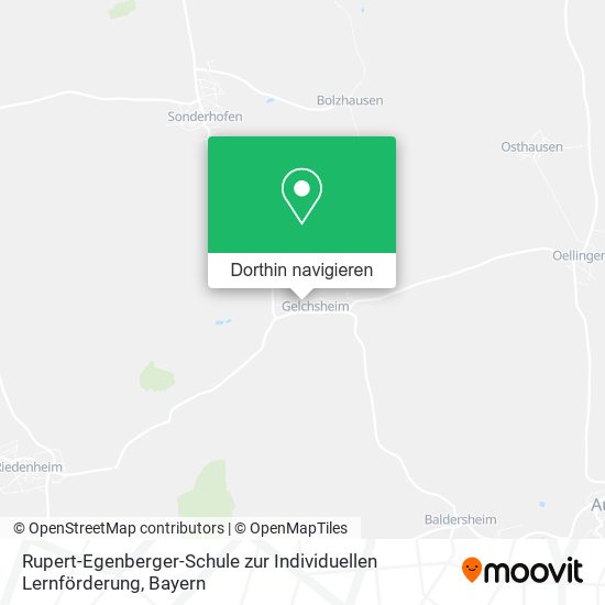 Rupert-Egenberger-Schule zur Individuellen Lernförderung Karte