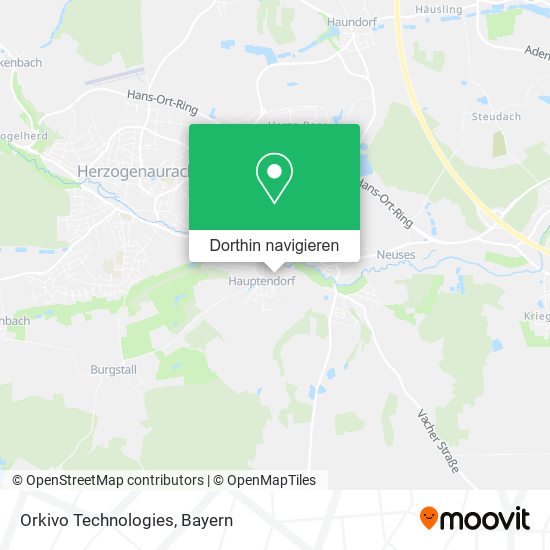 Orkivo Technologies Karte