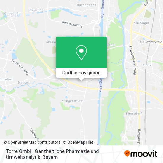 Torre GmbH Ganzheitliche Pharmazie und Umweltanalytik Karte