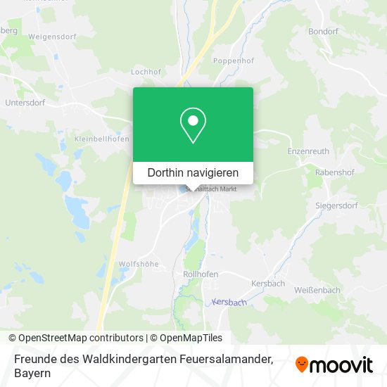 Freunde des Waldkindergarten Feuersalamander Karte