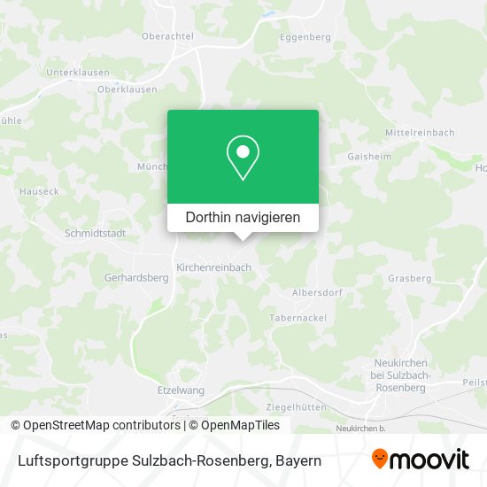 Luftsportgruppe Sulzbach-Rosenberg Karte