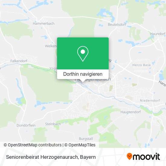 Seniorenbeirat Herzogenaurach Karte