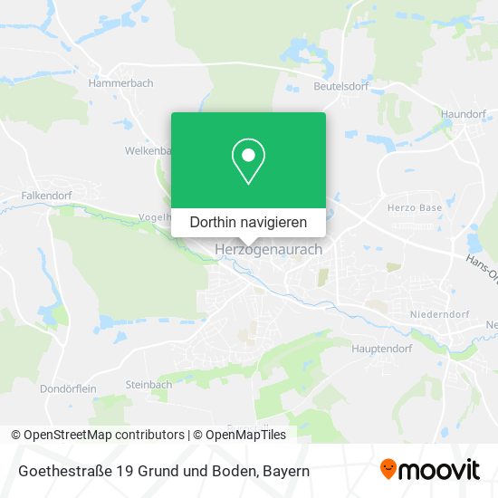 Goethestraße 19 Grund und Boden Karte