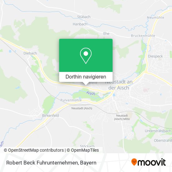 Robert Beck Fuhrunternehmen Karte
