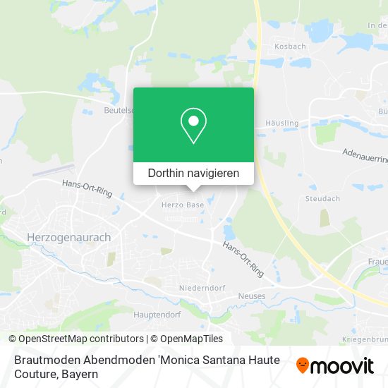 Brautmoden Abendmoden 'Monica Santana Haute Couture Karte
