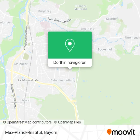 Max-Planck-Institut Karte