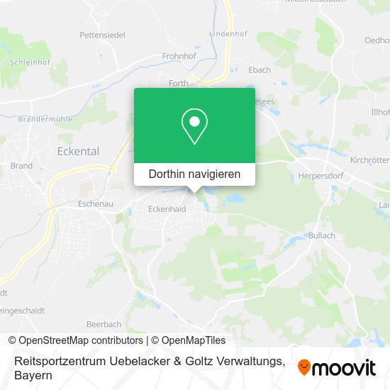 Reitsportzentrum Uebelacker & Goltz Verwaltungs Karte
