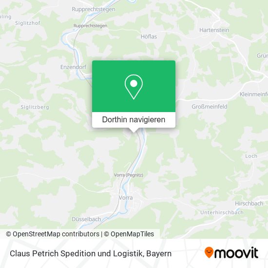 Claus Petrich Spedition und Logistik Karte