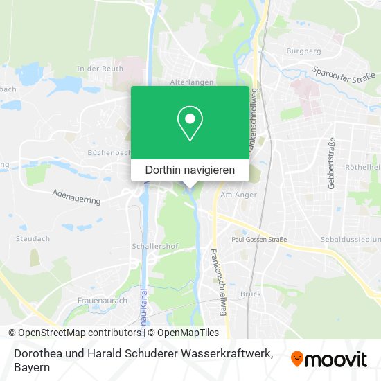 Dorothea und Harald Schuderer Wasserkraftwerk Karte