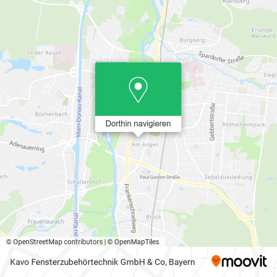 Kavo Fensterzubehörtechnik GmbH & Co Karte