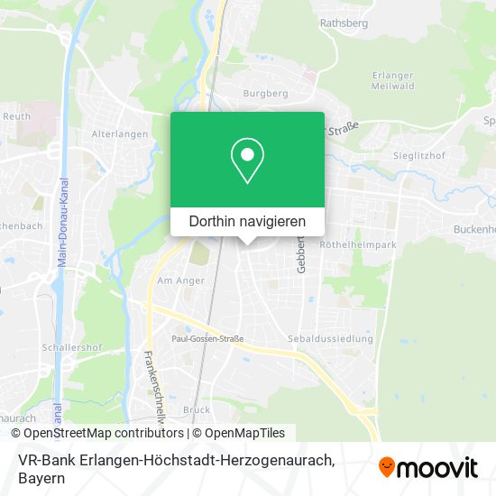 VR-Bank Erlangen-Höchstadt-Herzogenaurach Karte