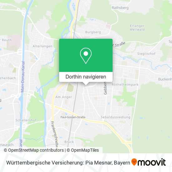 Württembergische Versicherung: Pia Mesnar Karte