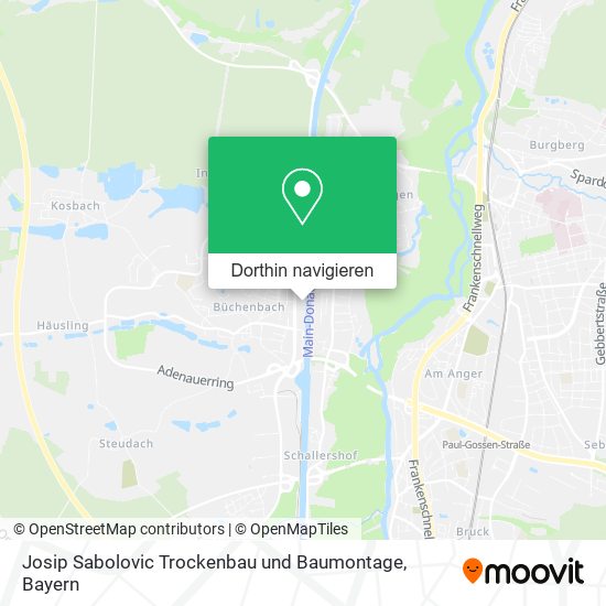 Josip Sabolovic Trockenbau und Baumontage Karte