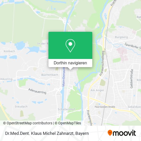 Dr.Med.Dent. Klaus Michel Zahnarzt Karte